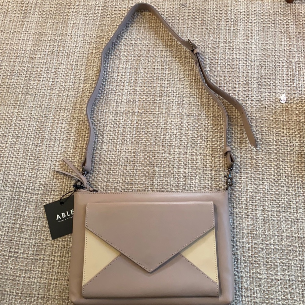 Able Brand New Leather Crossbody